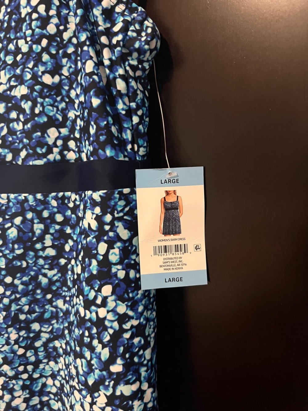 NWT Lands' End Women's Zip Front Swim Dress Comfort UPF 50+ Sun Protection - Picture 8 of 11